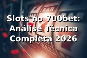 Slots no 700bet: Análise Técnica Completa 2026 🎰